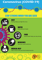 Coronavirus - Stay Strong Poster