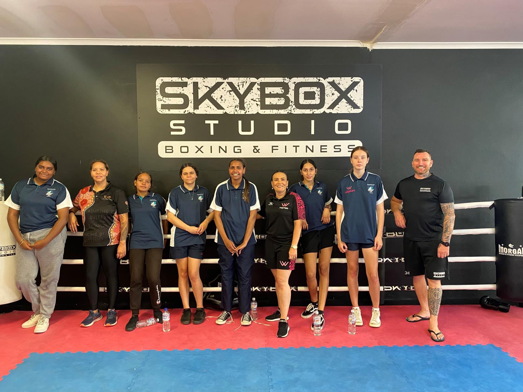 TIS team up with Sky Box Studio to deliver a four-week boxing program for