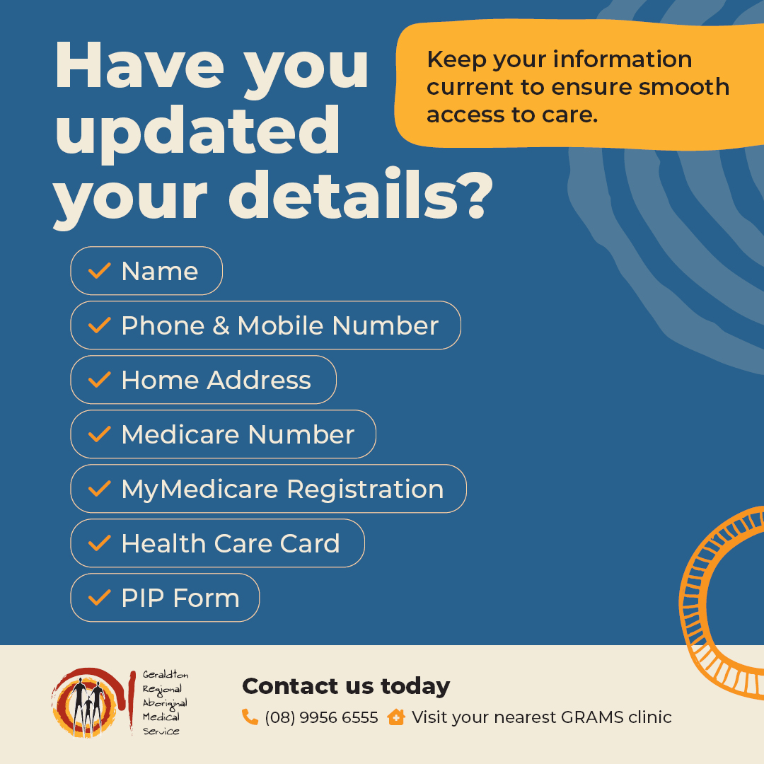 Are your details up to date?